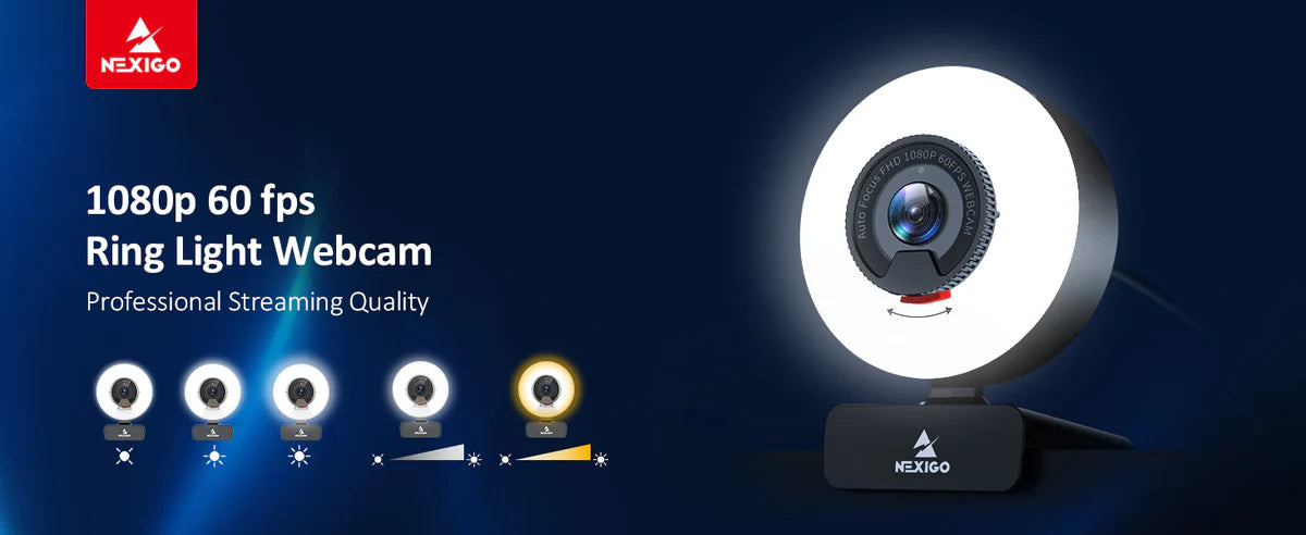 NexiGo N960E 1080P Webcam with Microphone ( Open Box )
