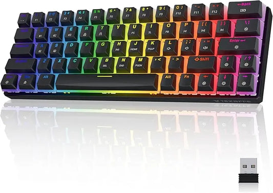 Tezzare TK63 Wireless RGB Mechanical Gaming Keyboard