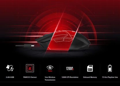 Bloody R36 Ultra Dual Mode Wireless Gaming Mouse