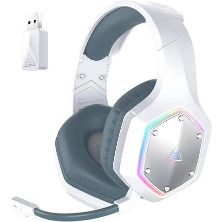 Eksa E1000 WT 2.4GHz Wireless Gaming Headset for PC, PS4, PS5