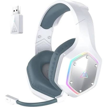Eksa E1000 WT 2.4GHz Wireless Gaming Headset for PC, PS4, PS5