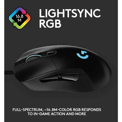 Logitech G403 LIGHTSYNC Gaming Mouse ( Open Box )